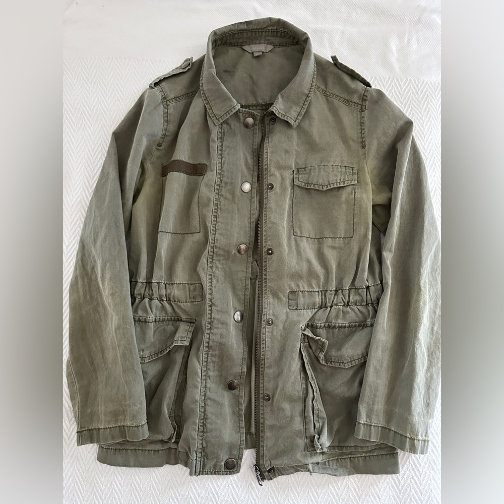 rubbish distressed jacket size small